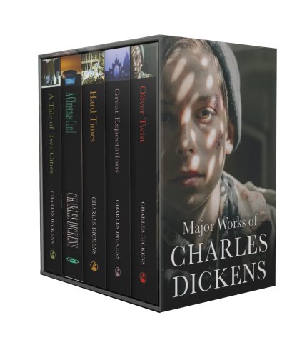 9789391348069 Major Works of Charles Dickens 5 Books Collection Boxed Set (Great Expectations, A Tale of Two Cities, A Christmas Carol, Hard Times & Oliver Twist)