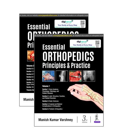 Essential Orthopedics: Principles and Practice by Manish Kumar Varshney, 3rd/2022 (2 Volume Set)